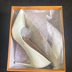 Brand new white shoes